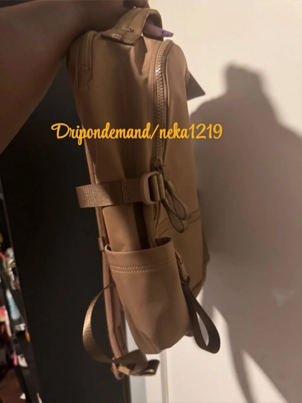 Lululemon New Crew Backpack 22L Updated- Sand/Wacky Khaki